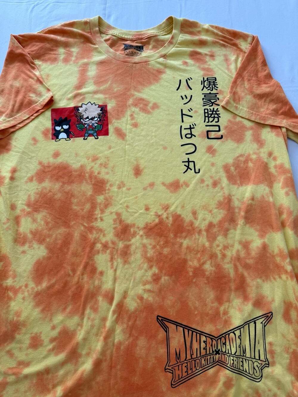 My Hero Academia x Hello Kitty and Friends Bakugo &Badtz-Maru Tie-Dye